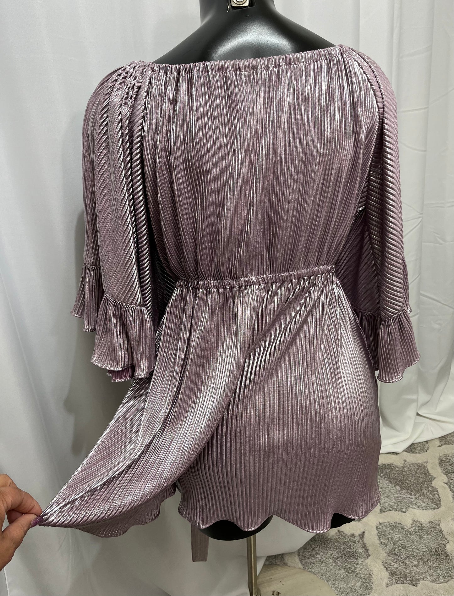 Lavender Flare Top