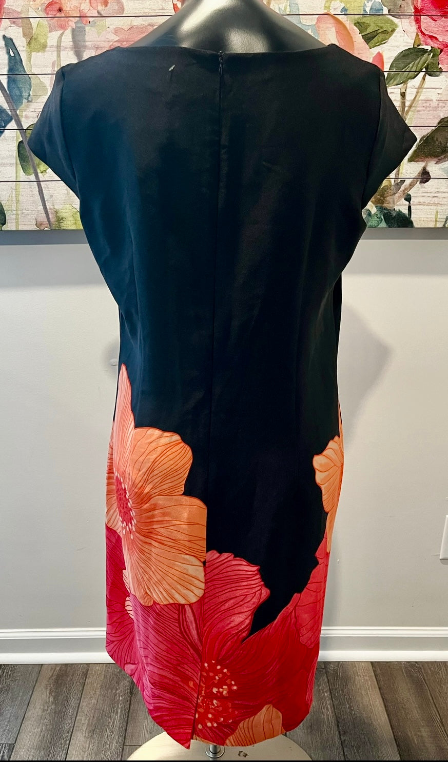 Black with Floral Dress