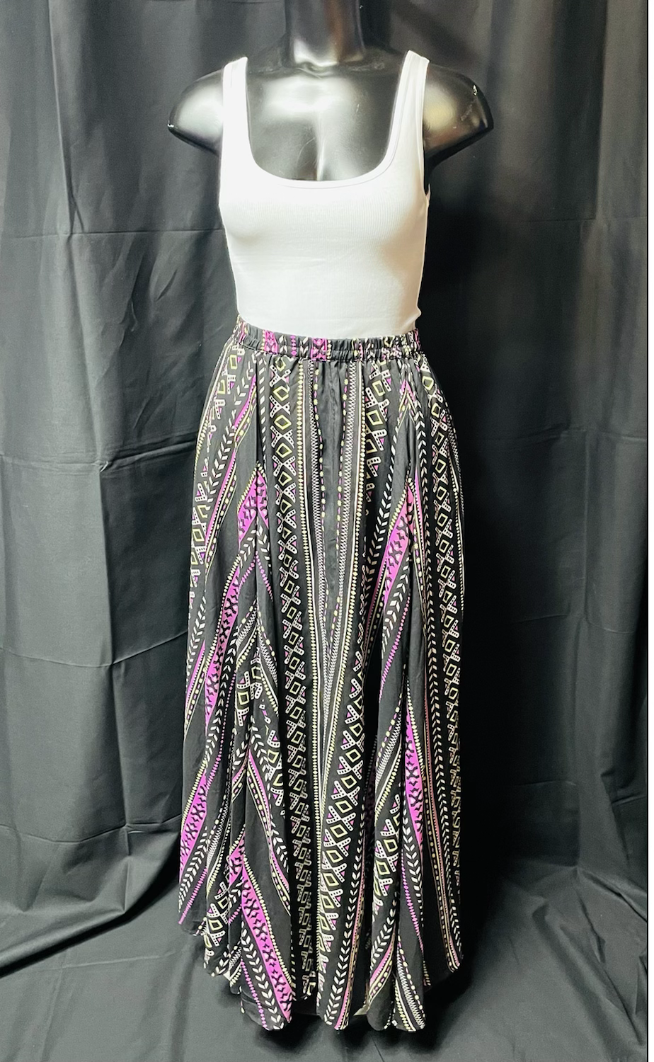 Multi Colored Free Flow Long Skirts