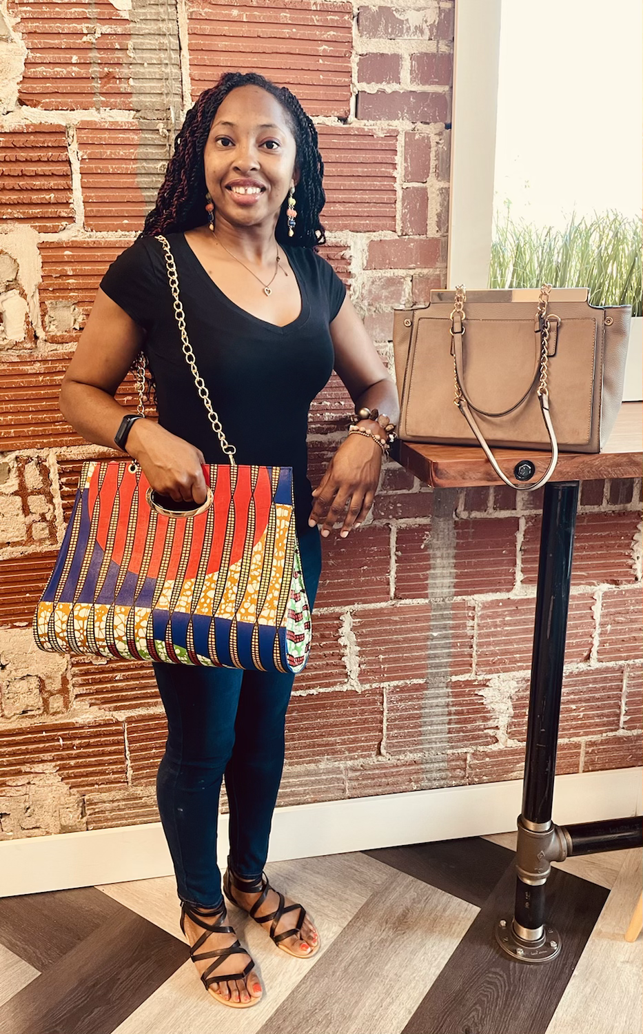 Multi Colored Handbag