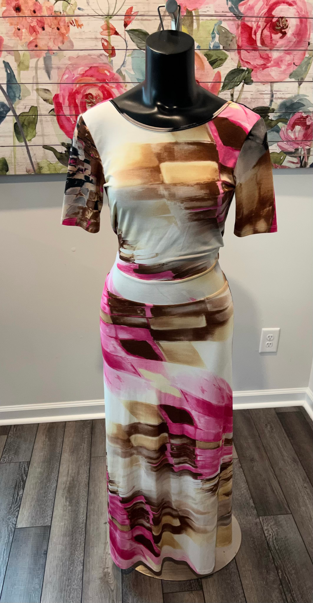 Groovy Cream Fitted Back Out Dress