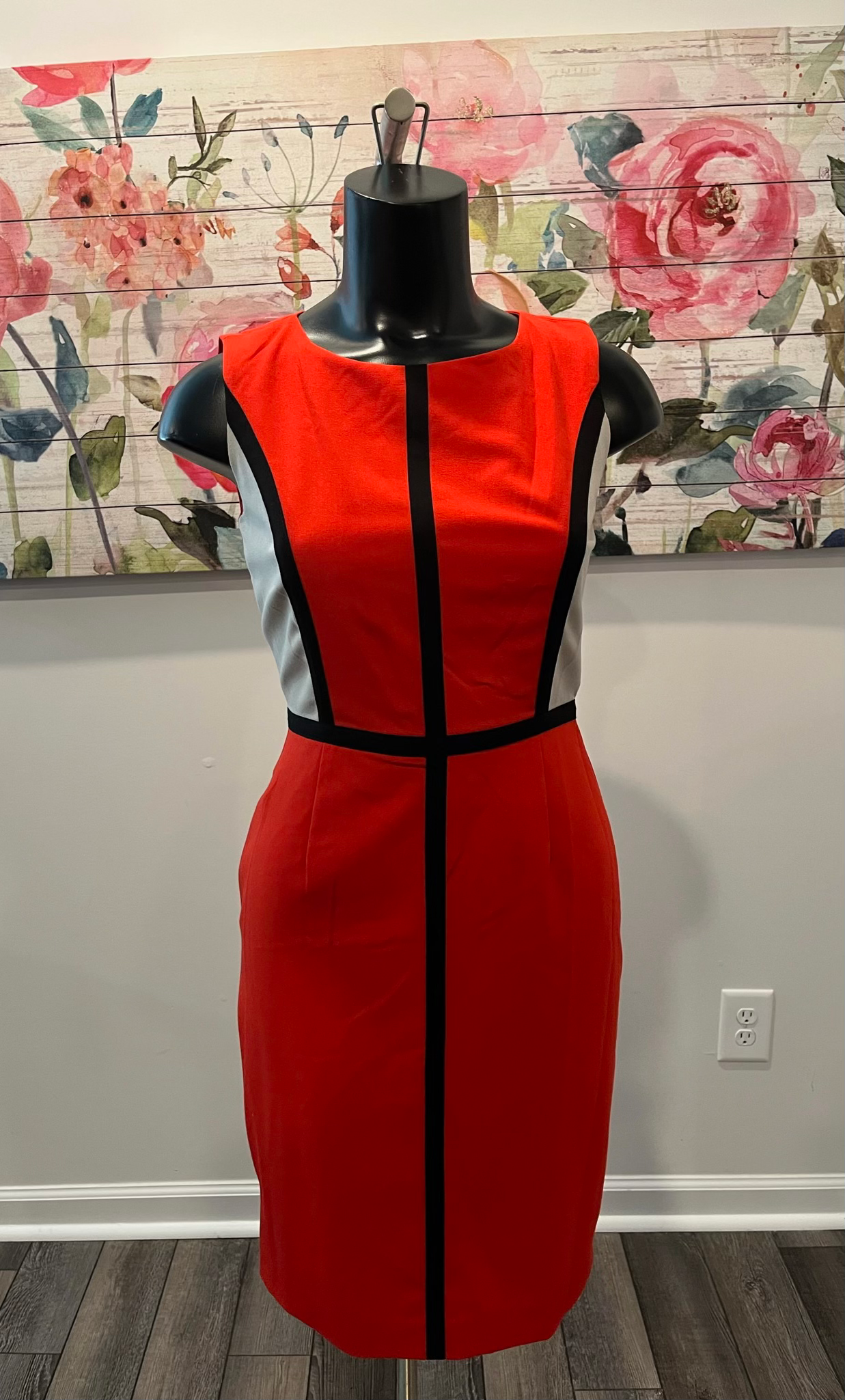 Red Calvin Klein Dress