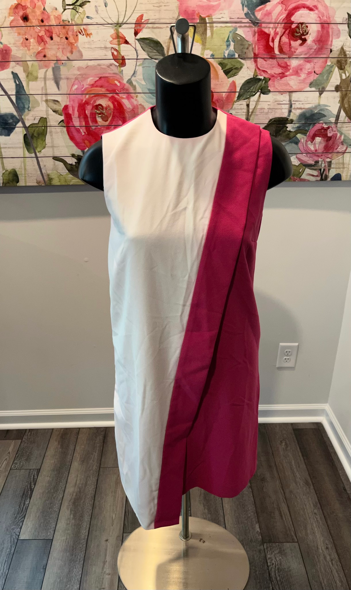 Pink & White Annie Klein Dress