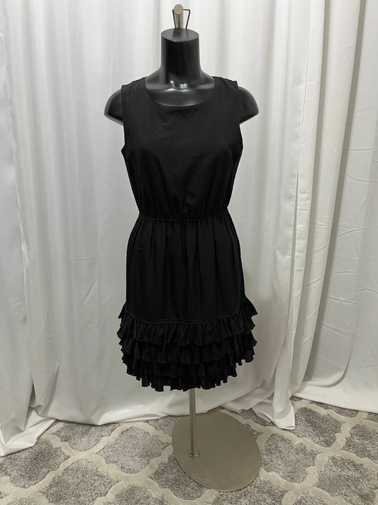 Black Ruffle Bottom Dress